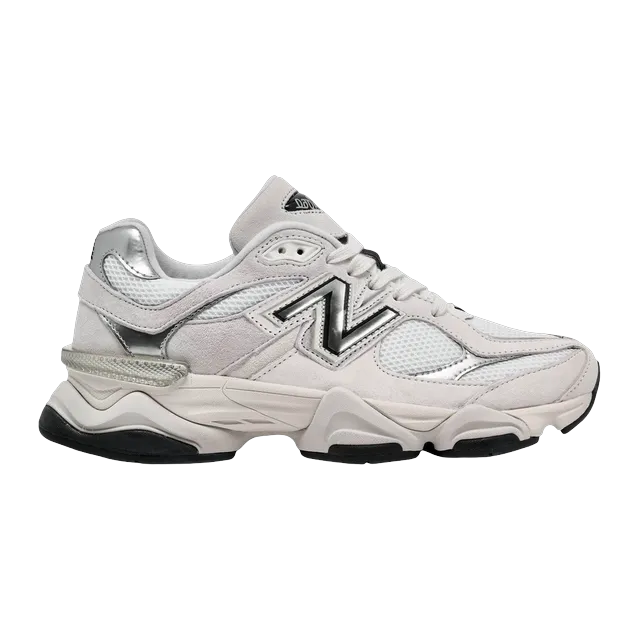 New Balance 9060 White Black Metallic Silver — Authentic Shoes & Footwear at CLZTURE