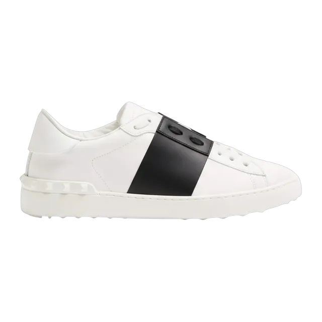 Valentino Sneakers Open White Black — Authentic Shoes & Footwear at CLZTURE