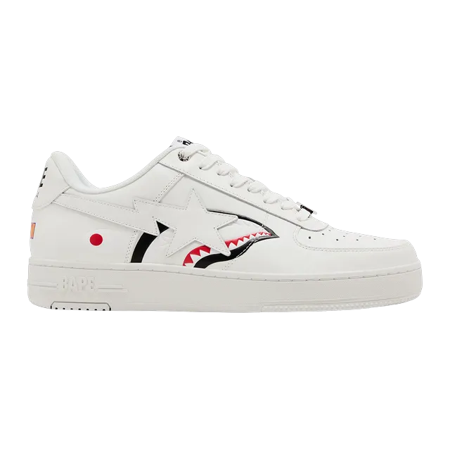 BAPE Bapesta Shark M2 White — Authentic Shoes & Footwear at CLZTURE