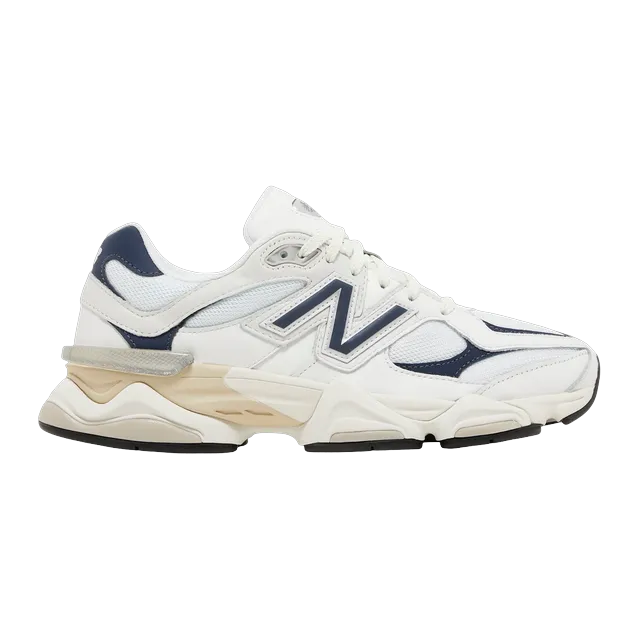 New Balance 9060 White Navy — Authentic Shoes & Footwear at CLZTURE
