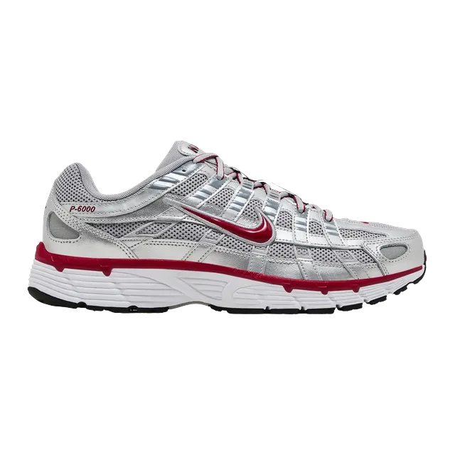 Nike P-6000 Metallic Silver Gym Red — Authentic Shoes & Footwear at CLZTURE