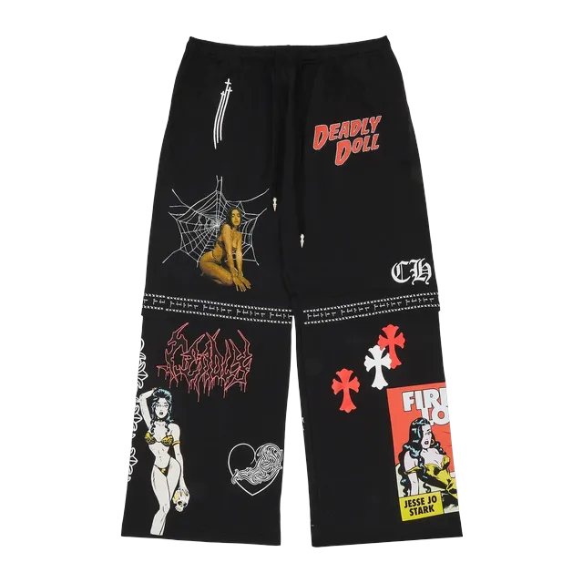 Chrome Hearts Deadly Doll Sweatpants Black — Authentic Chrome Hearts in stock at CLZTURE