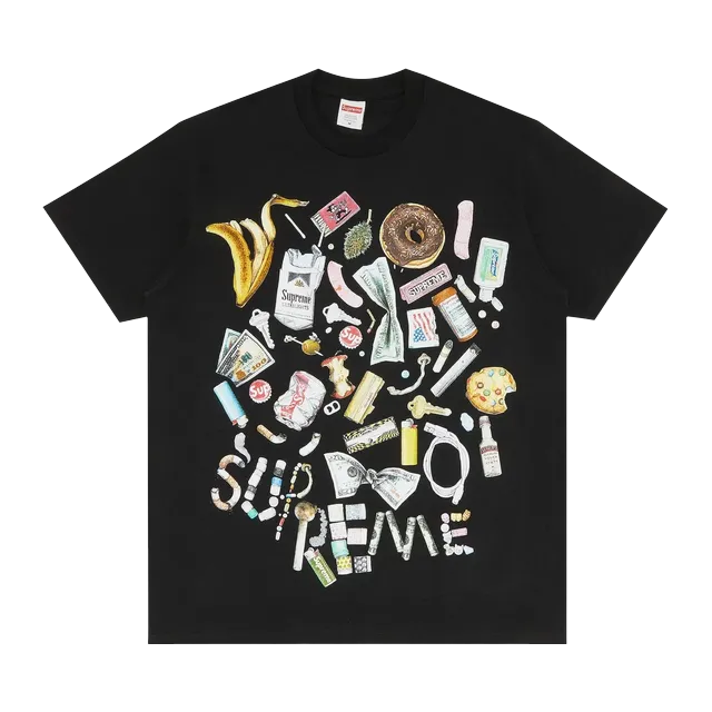 Supreme Trash T-Shirt Black — Authentic Supreme in stock at CLZTURE