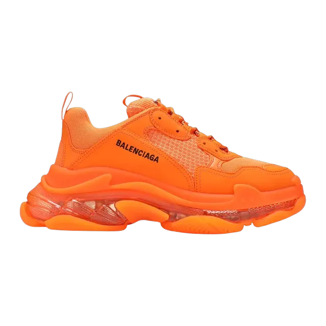 Balenciaga Triple S Clear Sole Orange — Authentic Shoes & Footwear at CLZTURE