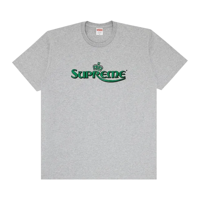 Supreme Crown T-Shirt Heather Grey — Authentic Supreme in stock at CLZTURE