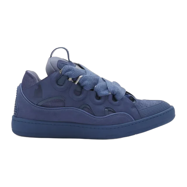 Lanvin Leather Curb Navy Blue — Authentic Lanvin at CLZTURE