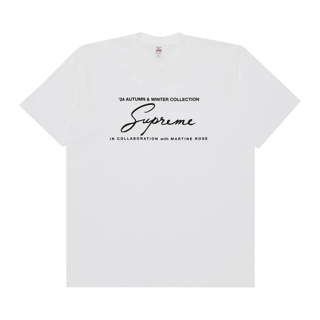 Supreme x Martine Rose T-Shirt White — Authentic Supreme in stock at CLZTURE