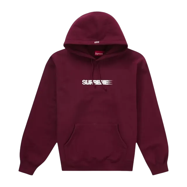 Supreme Motion Hooded Burgundy — Authentic Supreme in stock at CLZTURE