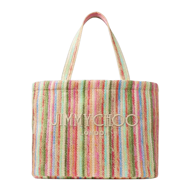 Jimmy Choo Beach Tote East-West Multi-Color — Authentic Jimmy Choo in stock at CLZTURE
