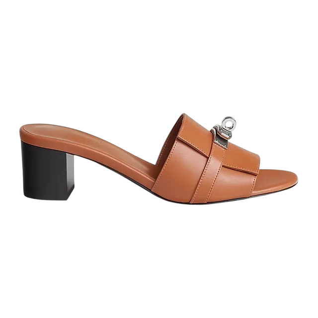 Hermès Gigi 50Mm Brown — Authentic Shoes & Footwear at CLZTURE