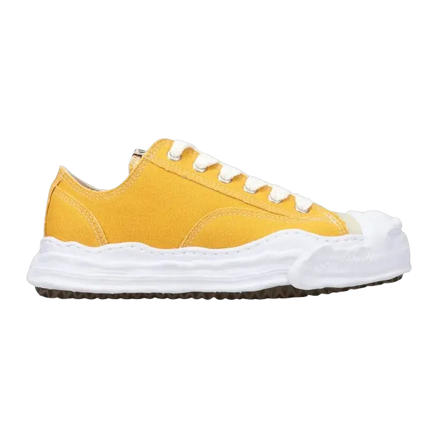Mihara Yasuhiro Hank Og Sole Canvas Low Yellow — Authentic Shoes & Footwear at CLZTURE