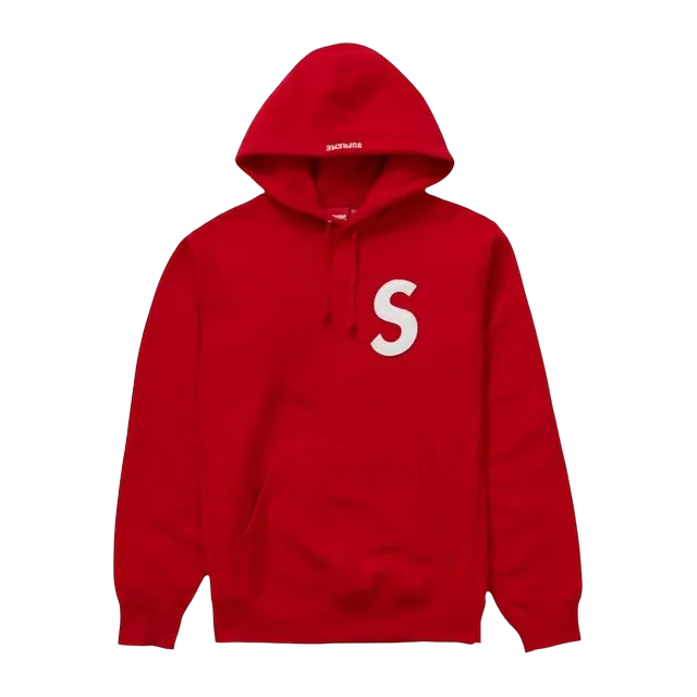 Supreme s Logo Hooded Red — Authentic Supreme in stock at CLZTURE