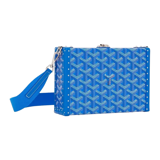 Goyard Bag Malle Bezons 19Cm Blue — Authentic Goyard in stock at CLZTURE