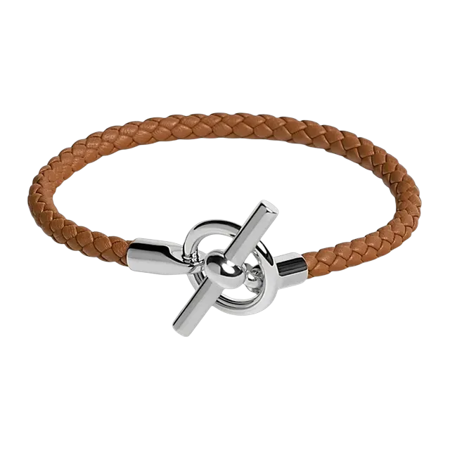 Hermès Bracelet Glénan h Brown — Authentic Jewelry at CLZTURE