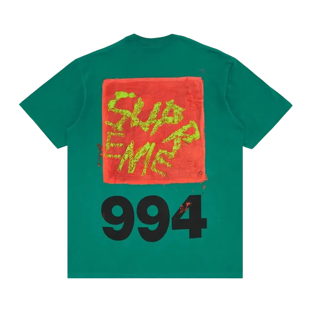 Supreme Paint T-Shirt Green — Authentic Supreme in stock at CLZTURE
