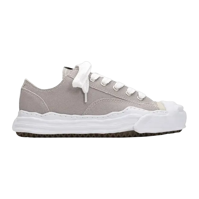 Mihara Yasuhiro Hank Og Sole Canvas Low Grey — Authentic Shoes & Footwear at CLZTURE