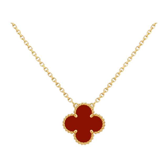Van Cleef & Arpels Vintage Alhambra Cornaline Gold — Authentic Jewelry at CLZTURE