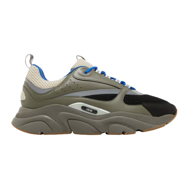 Dior Sneakers B22 Olive Blue — Authentic Shoes & Footwear at CLZTURE