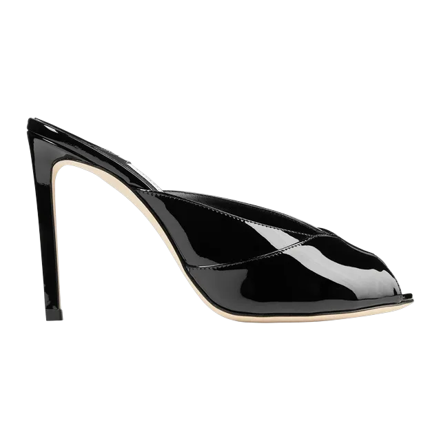 Jimmy Choo Brigitte Mule 100Mm Black — Authentic Jimmy Choo in stock at CLZTURE