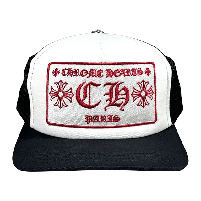 Chrome Hearts Paris Olympics Trucker Hat Black — Authentic Chrome Hearts in stock at CLZTURE
