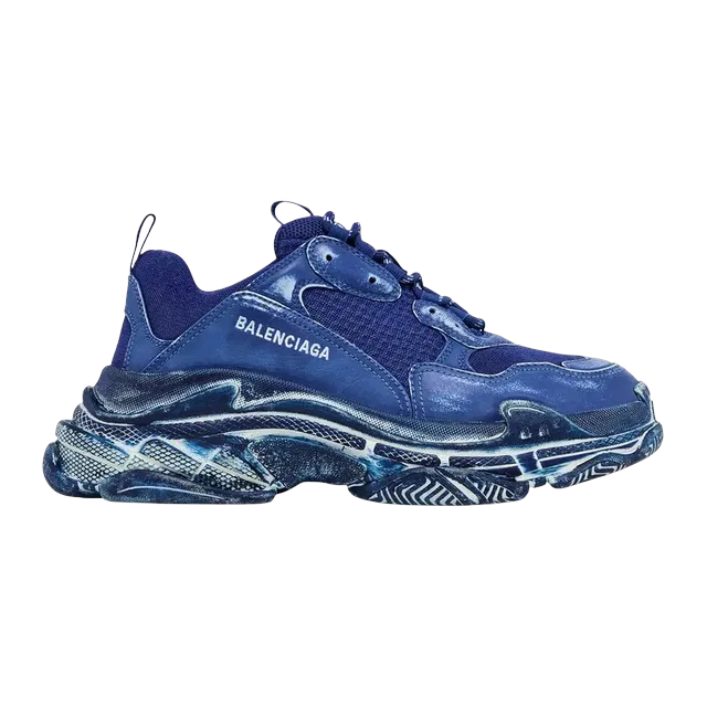 Balenciaga Triple S Dark Blue — Authentic Shoes & Footwear at CLZTURE