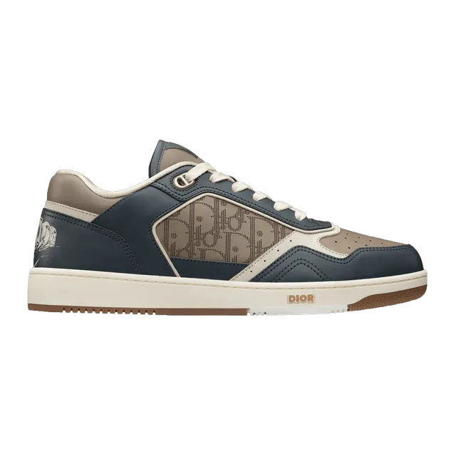 Dior Sneakers B27 Oblique Deep Brown Grey — Authentic Shoes & Footwear at CLZTURE