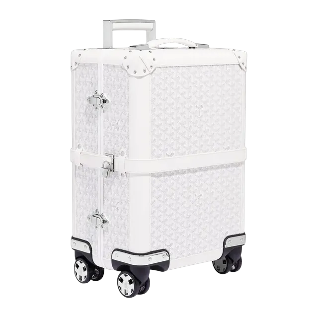 Goyard Bourget Pm Trolley Case White — Authentic Bags & Luggage at CLZTURE