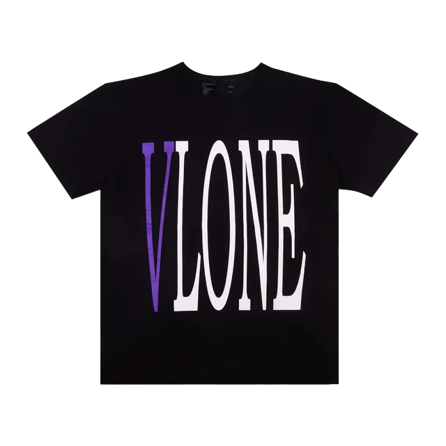 Vlone Staple T-Shirt Black/Purple — Authentic Vlone in stock at CLZTURE