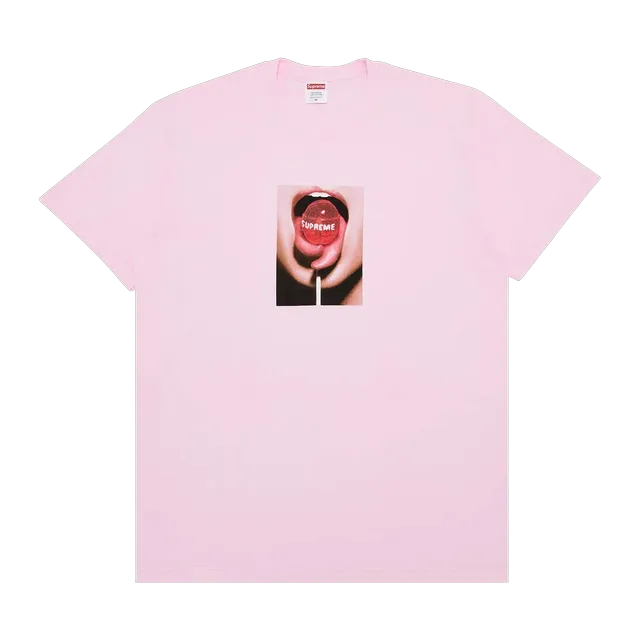 Supreme Lollipop T-Shirt Light Pink — Authentic Supreme in stock at CLZTURE