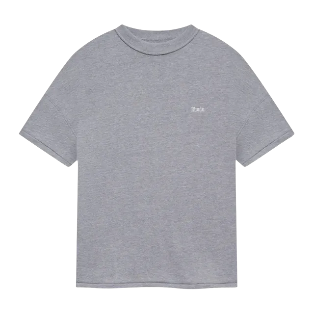 Rhude Classique Reverse T-Shirt Grey — Authentic Rhude in stock at CLZTURE