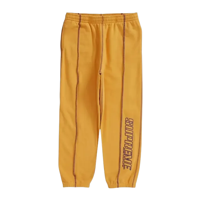 Supreme Coverstitch Sweatpant Dusty Gold — Authentic Pants & Trousers at CLZTURE