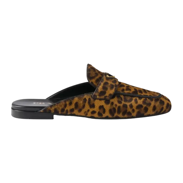 Prada Leopard-Print Leather Brown — Authentic Prada in stock at CLZTURE