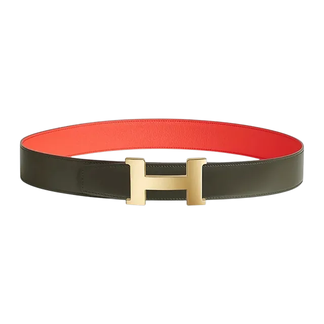 Hermès Boucle Constance 38Mm Olive Orange — Authentic Accessories at CLZTURE