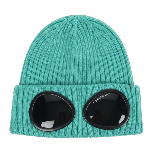 C.P. Company Goggle Beanie Turquoise — Authentic Accessories at CLZTURE