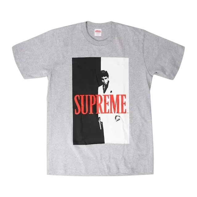 Supreme Scarface Split Logo Grey — Authentic Supreme in stock at CLZTURE
