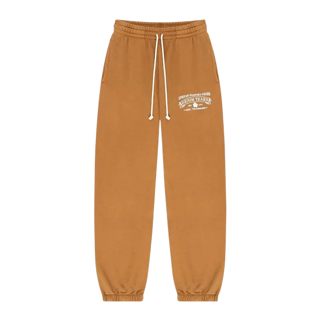 Denim Tears Adg Sweatpants Washed Brown — Authentic Denim Tears in stock at CLZTURE