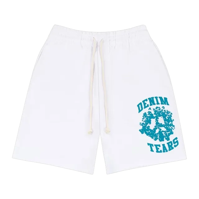 Denim Tears Denim University Sweatshirt Shorts White — Authentic Denim Tears in stock at CLZTURE