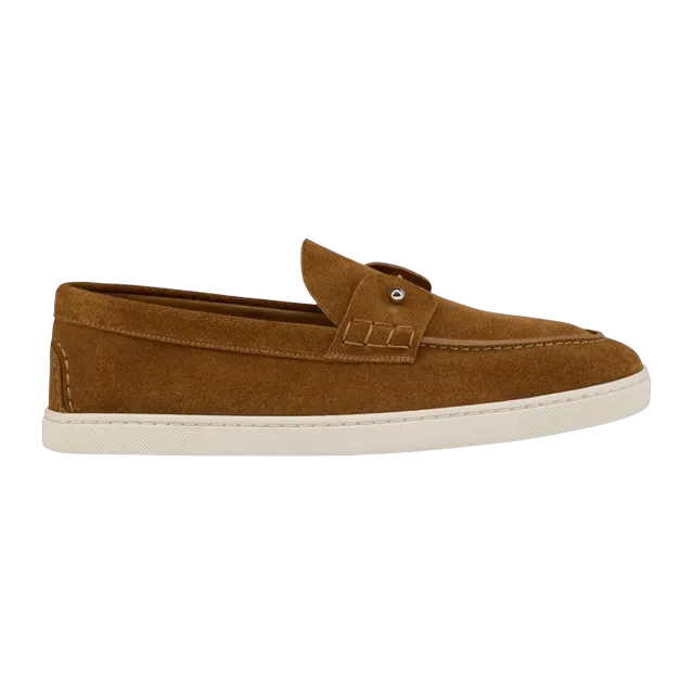 Christian Louboutin Chambeliboat Brown — Authentic Shoes & Footwear at CLZTURE