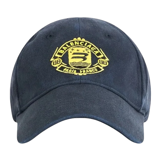 Balenciaga Quest Cap Marine Blue — Authentic Accessories at CLZTURE