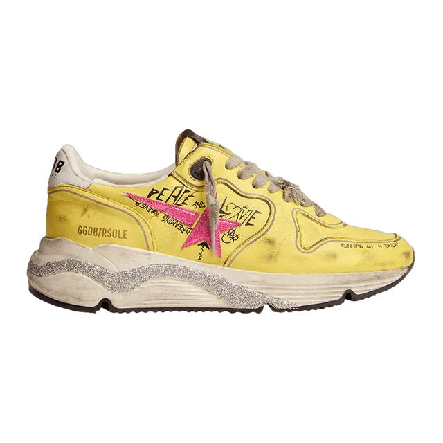 Golden Goose Sneakers Running Sole Yellow — Authentic Golden Goose in stock at CLZTURE