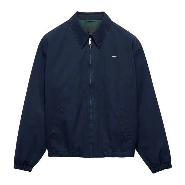 Prada Jacket Cotton Blue — Authentic Prada in stock at CLZTURE