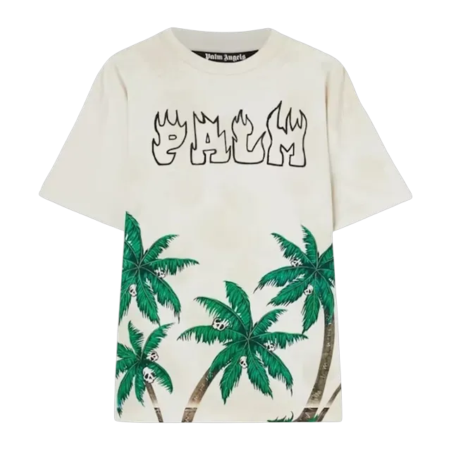 Palm Angels Palm Flame White — Authentic Palm Angels in stock at CLZTURE
