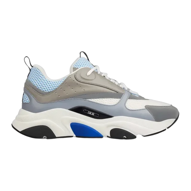 Dior B22 Sky Blue And Grey Trainer — Authentic Dior at CLZTURE
