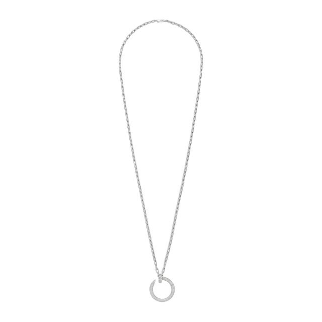 Cartier Sautoir Juste Un Clou Multiporté Extra-Large Pavé Silver — Authentic Jewelry at CLZTURE