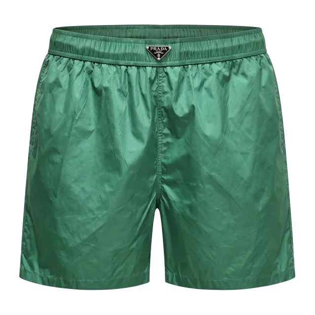 Prada Shorts De Bain Nylon Green — Authentic Swimwear at CLZTURE