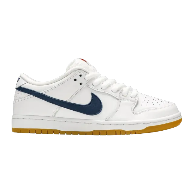 Dunk Low Pro Iso SB Sample Orange Label – White Navy — Authentic Shoes & Footwear at CLZTURE