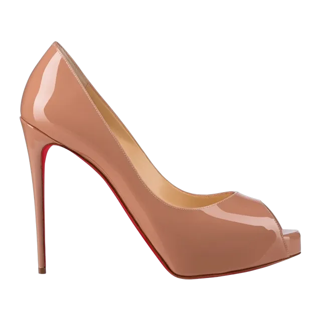 Christian Louboutin New Very Privé 120Mm Beige — Authentic Christian Louboutin in stock at CLZTURE