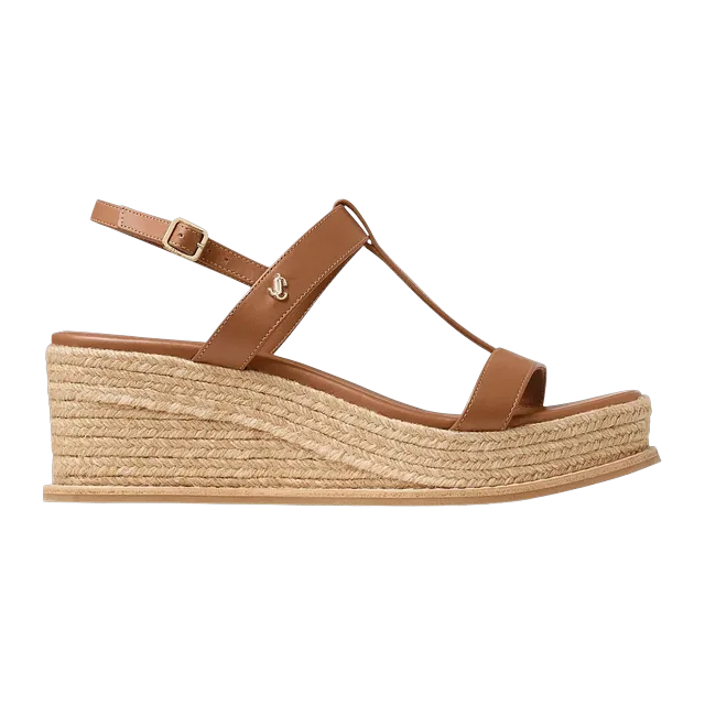 Jimmy Choo Theia Wedge 60Mm Brown — Authentic Jimmy Choo in stock at CLZTURE