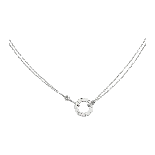 Cartier Pendentif Love 2 Diamants Grey — Authentic Cartier in stock at CLZTURE
