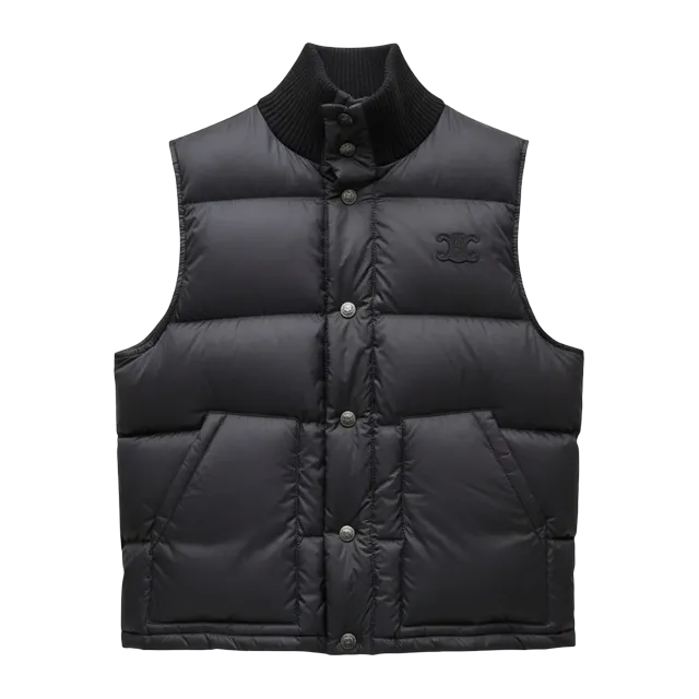 Céline Puffer Vest Nylon Black — Authentic Jackets & Outerwear at CLZTURE